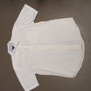 Tommy Hilfiger White, Shortsleeve, Button Down Shirt